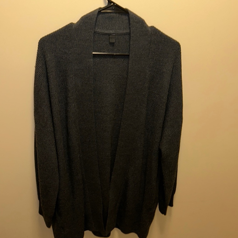 Lululemon Merino Blend Dark Gray Cardigan - 12